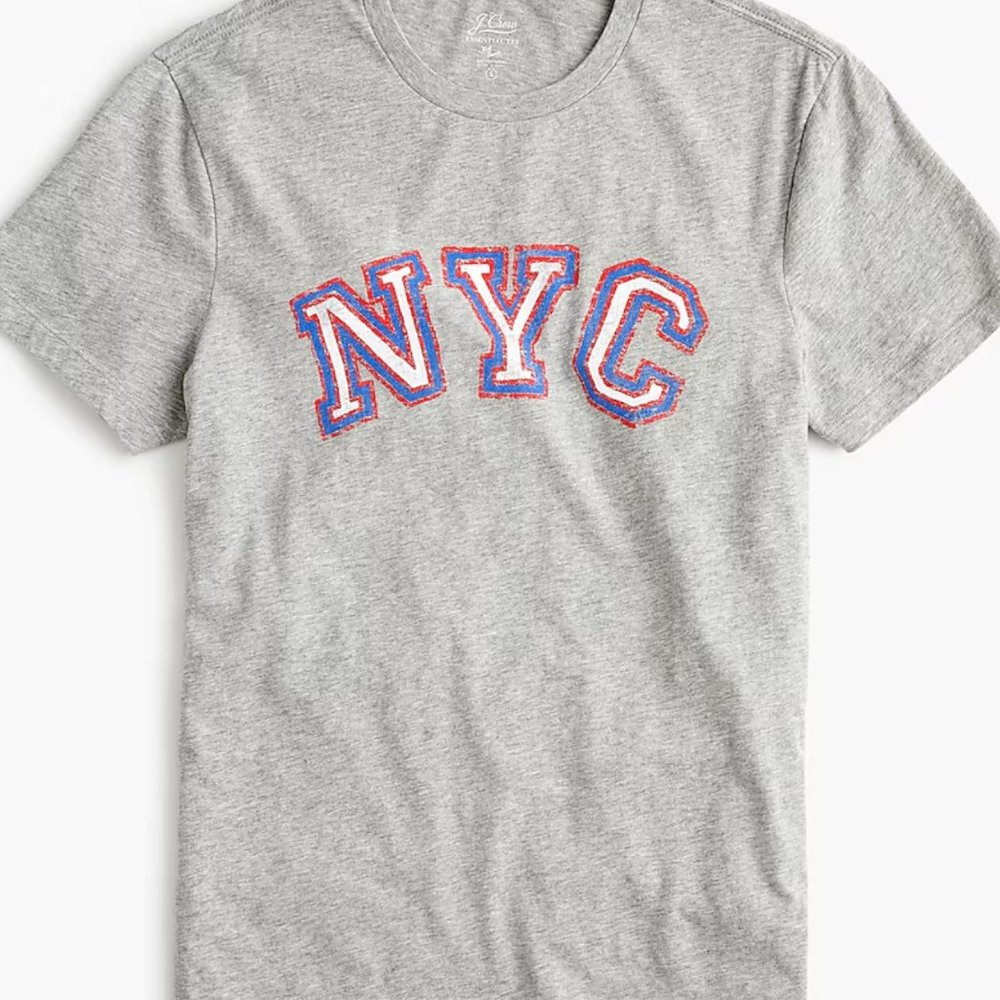 Small J.Crew NYC graphic T-shirt